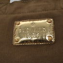 LOUIS VUITTON Thats Love PM Hand Bag Canvas Khaki Silver Gold M95468 Auth BD267-14