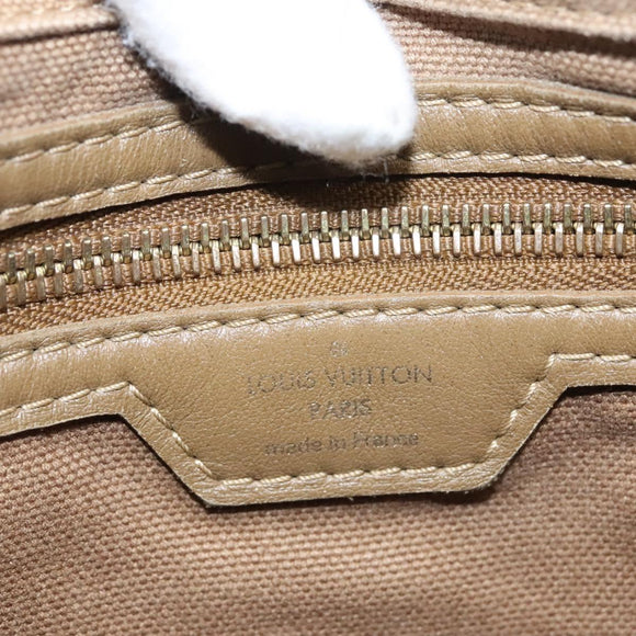 LOUIS VUITTON Thats Love PM Hand Bag Canvas Khaki Silver Gold M95468 Auth BD267