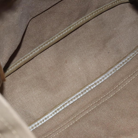 LOUIS VUITTON Thats Love PM Hand Bag Canvas Khaki Silver Gold M95468 Auth BD267