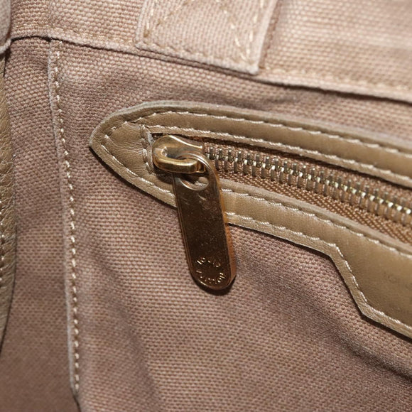 LOUIS VUITTON Thats Love PM Hand Bag Canvas Khaki Silver Gold M95468 Auth BD267