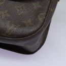 LOUIS VUITTON Monogram Saint Cloud GM Shoulder Bag M51242 LV Auth BD275-16
