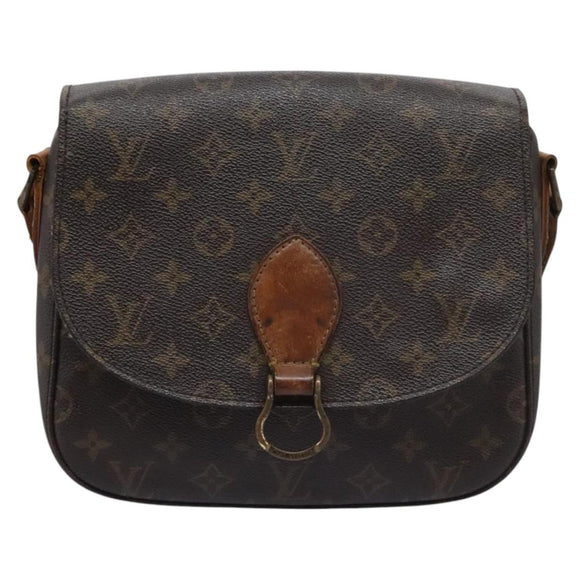 LOUIS VUITTON Monogram Saint Cloud GM Shoulder Bag M51242 LV Auth BD275