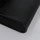 Christian Dior Honeycomb Canvas Chain Shoulder Bag PVC Black Gold Auth BD281-9