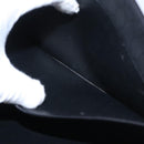 Christian Dior Honeycomb Canvas Chain Shoulder Bag PVC Black Gold Auth BD281-20