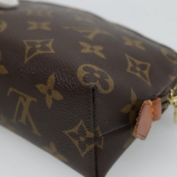 LOUIS VUITTON Monogram Pochette Cosmetic PM Cosmetic Pouch M47515 LV Auth BD289