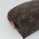LOUIS VUITTON Monogram Pochette Cosmetic PM Cosmetic Pouch M47515 LV Auth BD289-16