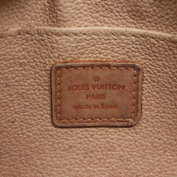 LOUIS VUITTON Monogram Pochette Cosmetic PM Cosmetic Pouch M47515 LV Auth BD289