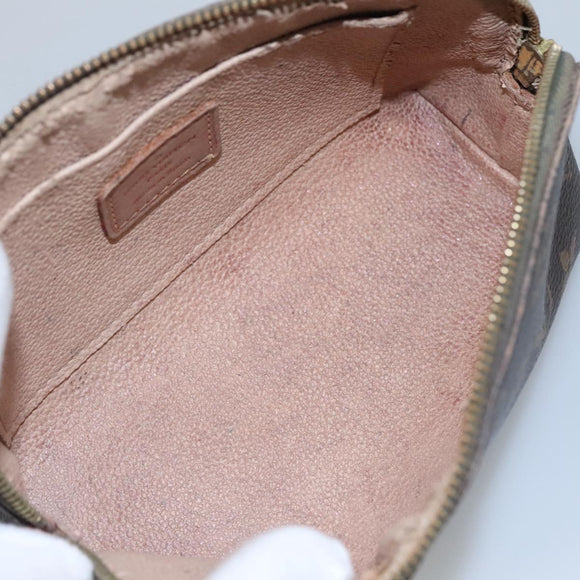 LOUIS VUITTON Monogram Pochette Cosmetic PM Cosmetic Pouch M47515 LV Auth BD289