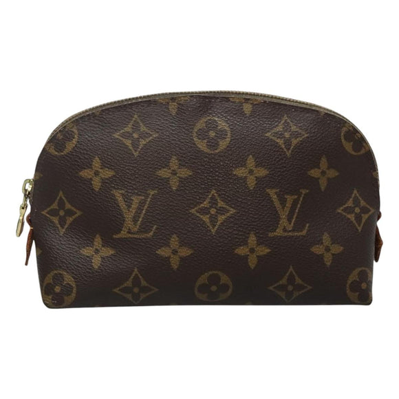 LOUIS VUITTON Monogram Pochette Cosmetic PM Cosmetic Pouch M47515 LV Auth BD289