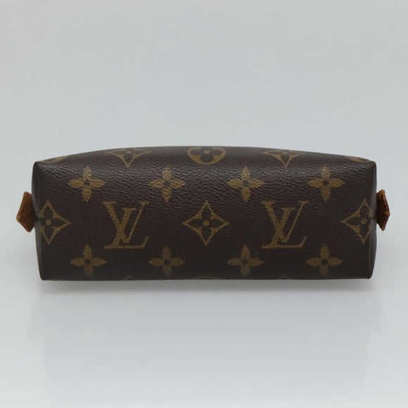 LOUIS VUITTON Monogram Pochette Cosmetic PM Cosmetic Pouch M47515 LV Auth BD289