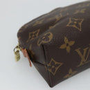 LOUIS VUITTON Monogram Pochette Cosmetic PM Cosmetic Pouch M47515 LV Auth BD289-14