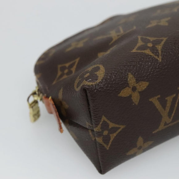 LOUIS VUITTON Monogram Pochette Cosmetic PM Cosmetic Pouch M47515 LV Auth BD289