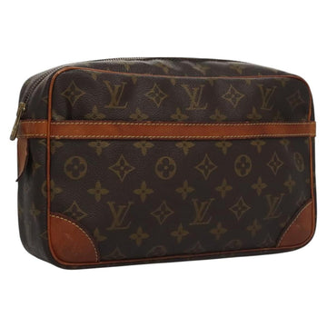 LOUIS VUITTON Monogram Compiegne 28 Clutch Bag M51845 LV Auth BD291