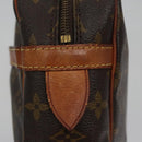 LOUIS VUITTON Monogram Compiegne 28 Clutch Bag M51845 LV Auth BD291-8