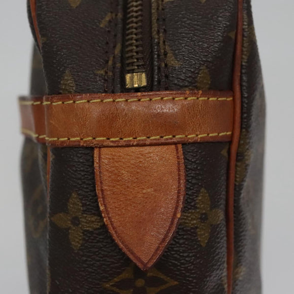 LOUIS VUITTON Monogram Compiegne 28 Clutch Bag M51845 LV Auth BD291