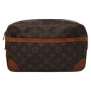 LOUIS VUITTON Monogram Compiegne 28 Clutch Bag M51845 LV Auth BD291-13