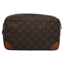 LOUIS VUITTON Monogram Compiegne 28 Clutch Bag M51845 LV Auth BD291-2