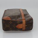LOUIS VUITTON Monogram Compiegne 28 Clutch Bag M51845 LV Auth BD291-3