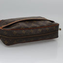 LOUIS VUITTON Monogram Compiegne 28 Clutch Bag M51845 LV Auth BD291-5