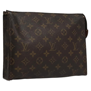 LOUIS VUITTON Monogram Poche Toilette 26 Pouch M47542 LV Auth BD294