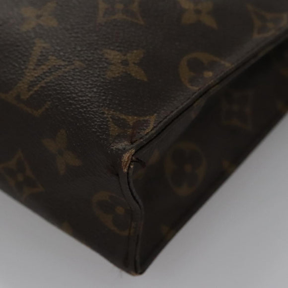 LOUIS VUITTON Monogram Poche Toilette 26 Pouch M47542 LV Auth BD294