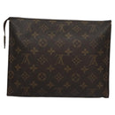 LOUIS VUITTON Monogram Poche Toilette 26 Pouch M47542 LV Auth BD294-2