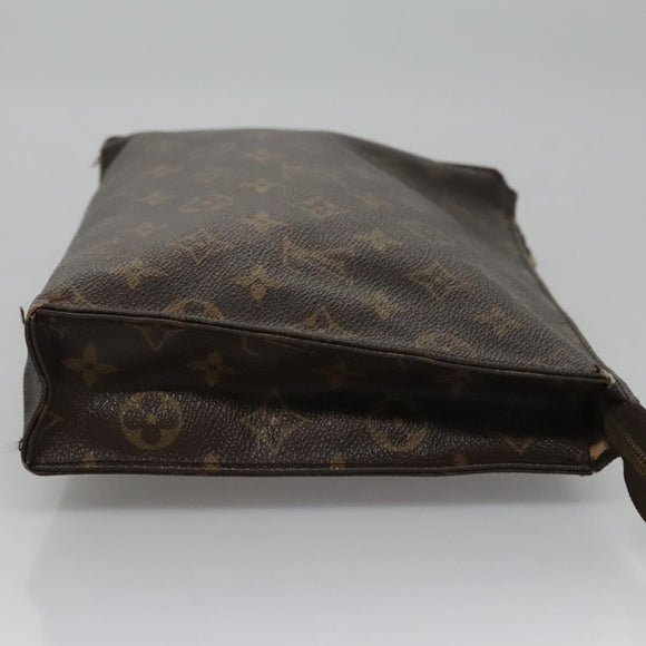 LOUIS VUITTON Monogram Poche Toilette 26 Pouch M47542 LV Auth BD294
