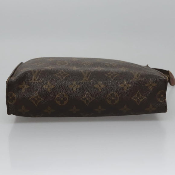 LOUIS VUITTON Monogram Poche Toilette 26 Pouch M47542 LV Auth BD294