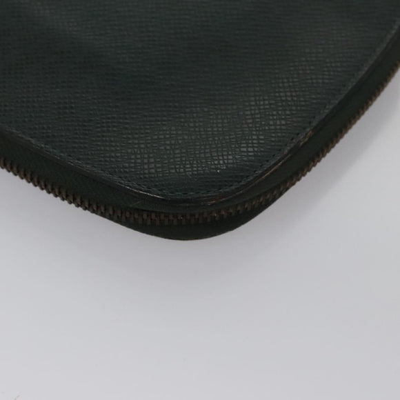 LOUIS VUITTON Taiga Organizer Atoll Travel Case Ardoise M30652 LV Auth BD299