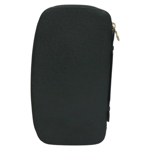 LOUIS VUITTON Taiga Organizer Atoll Travel Case Ardoise M30652 LV Auth BD299