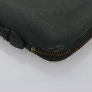 LOUIS VUITTON Taiga Organizer Atoll Travel Case Ardoise M30652 LV Auth BD299-7