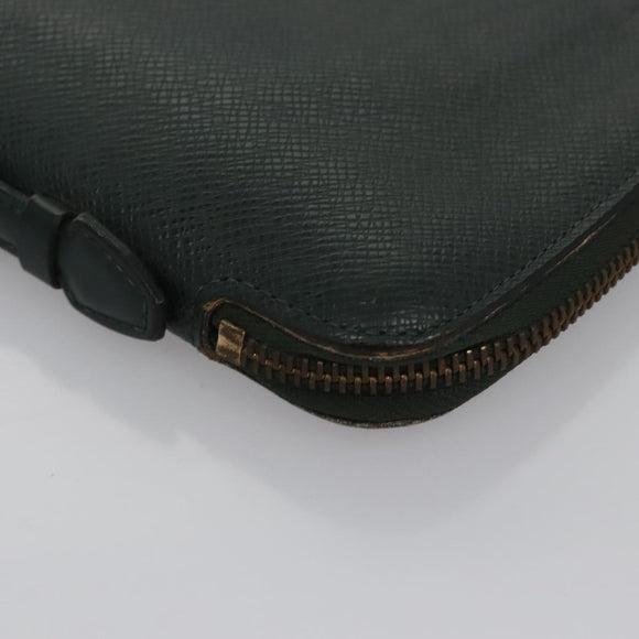 LOUIS VUITTON Taiga Organizer Atoll Travel Case Ardoise M30652 LV Auth BD299