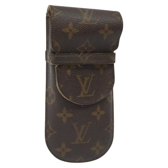 LOUIS VUITTON Monogram Etui Lunette Rabat Glasses Case M62970 LV Auth BD300