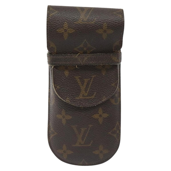 LOUIS VUITTON Monogram Etui Lunette Rabat Glasses Case M62970 LV Auth BD300