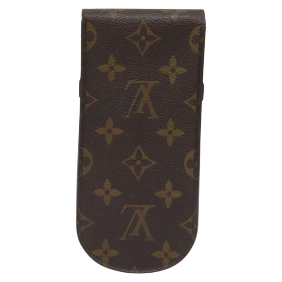 LOUIS VUITTON Monogram Etui Lunette Rabat Glasses Case M62970 LV Auth BD300