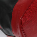 LOUIS VUITTON Epi Noe Shoulder Bag Bicolor Black Red M44017 LV Auth BD310-12