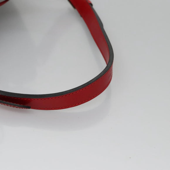 LOUIS VUITTON Epi Noe Shoulder Bag Bicolor Black Red M44017 LV Auth BD310