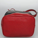 LOUIS VUITTON Epi Noe Shoulder Bag Bicolor Black Red M44017 LV Auth BD310-9