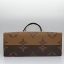 LOUIS VUITTON Monogram Reverse Giant On The Go GM Tote Bag M45320 Auth BD313S-5