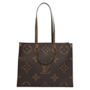 LOUIS VUITTON Monogram Reverse Giant On The Go GM Tote Bag M45320 Auth BD313S-13