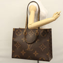 LOUIS VUITTON Monogram Reverse Giant On The Go GM Tote Bag M45320 Auth BD313S-24