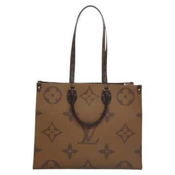 LOUIS VUITTON Monogram Reverse Giant On The Go GM Tote Bag M45320 Auth BD313S - 0