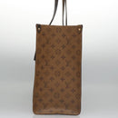 LOUIS VUITTON Monogram Reverse Giant On The Go GM Tote Bag M45320 Auth BD313S-4
