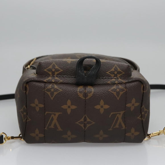 LOUIS VUITTON Monogram Palm Springs MINI Backpack M41562 LV Auth BD314V