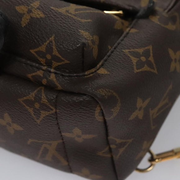 LOUIS VUITTON Monogram Palm Springs MINI Backpack M41562 LV Auth BD314V