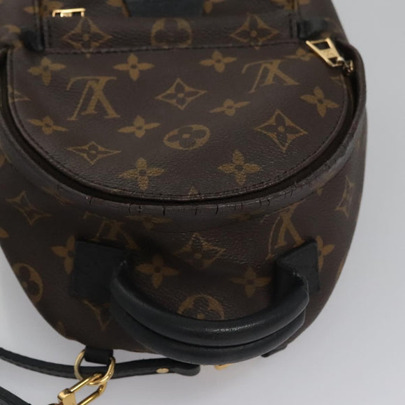LOUIS VUITTON Monogram Palm Springs MINI Backpack M41562 LV Auth BD314V