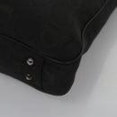 Salvatore Ferragamo Gancini Tote Bag Canvas Black Auth BD344-14