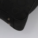 Salvatore Ferragamo Gancini Tote Bag Canvas Black Auth BD344-16
