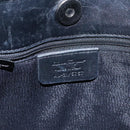 Salvatore Ferragamo Gancini Tote Bag Canvas Black Auth BD344-12