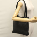Salvatore Ferragamo Gancini Tote Bag Canvas Black Auth BD344-21